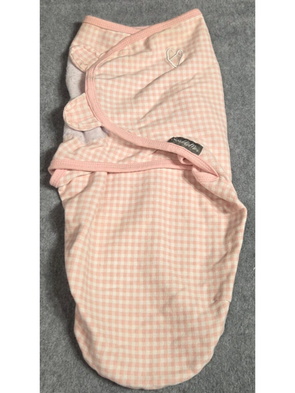 SwaddleMe Original Swaddle S/M 7-14 lbs - Pink Gingham - Excellent Condition